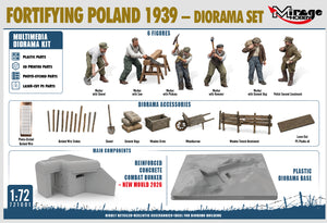 Mirage 721001 Fortifying Poland 1939 - Diorama Set 1/72 – obrázek 2
