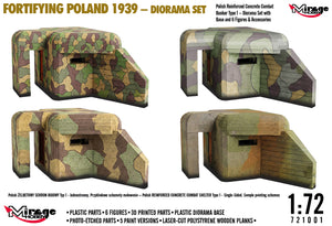 Mirage 721001 Fortifying Poland 1939 - Diorama Set 1/72 – obrázek 3
