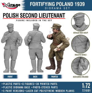 Mirage 721001 Fortifying Poland 1939 - Diorama Set 1/72 – obrázek 7