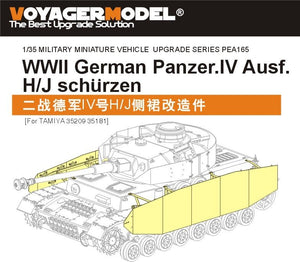 Voyager Model PEA165 WWII German Panzer.IV Ausf.H/J schürzen (For TAMIYA 35209 35181) 1/35 – Bild 2