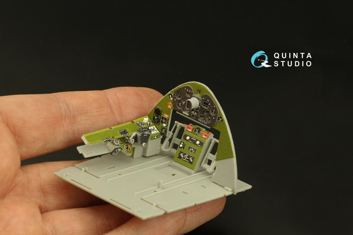 Quinta Studio QD32189 F6F-3E/N Hellcat 3D-Printed coloured Interior on decal paper (Trumpeter) 1/32 – zdjęcie 10