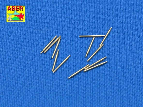 Aber 350L-07 Set of 12 pcs 127 mm universal barrels for US Navy ships (1/350)