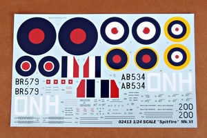 Trumpeter 02413 Spitfire MK.VI 1/24 – obrázek 4