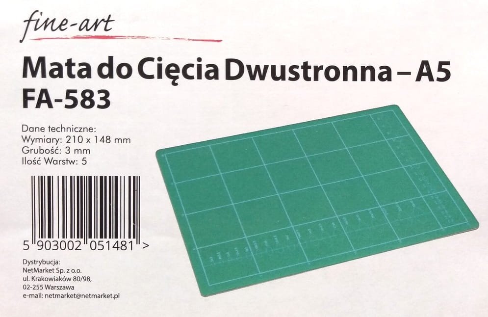 Fine Art FA-583 A5 Cutting Mat
