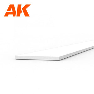AK Interactive AK6505 STRIPS 0.30 X 4.00 X 350MM – STYRENE STRIP – (10 UNITS) – image 2