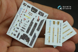 Quinta Studio QD48185 Me 262B-1a/U1 3D-Printed &amp;amp; colored Interior on decal paper (for Dragon ) 1/48 – obrázek 5