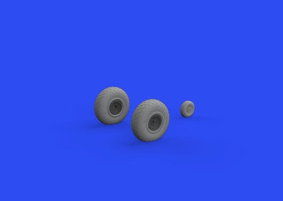 Eduard 648644 B-17 wheels oval tread HKM 1/48 – image 2