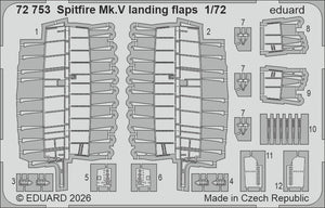 Eduard SIN67237 Supermarine Spitfire Mk.Vb Big Sin Set with Rounded Exhausts for EDUARD 1/72 – imagen 3