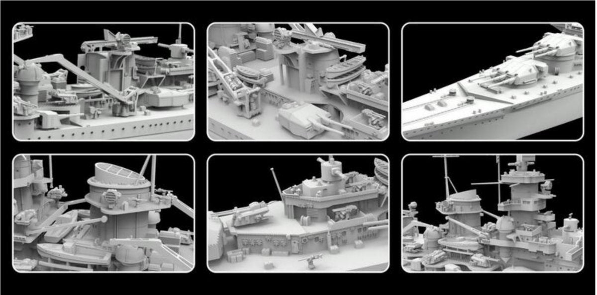 Flyhawk FH1149S German Battleship Gneisenau (Deluxe Edition) 1940 1/700 – image 3