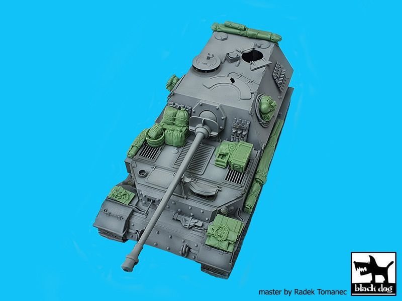 Black Dog T35227 German tank Elefant Sd.Kfz 184 accessories set 1/35 – image 2