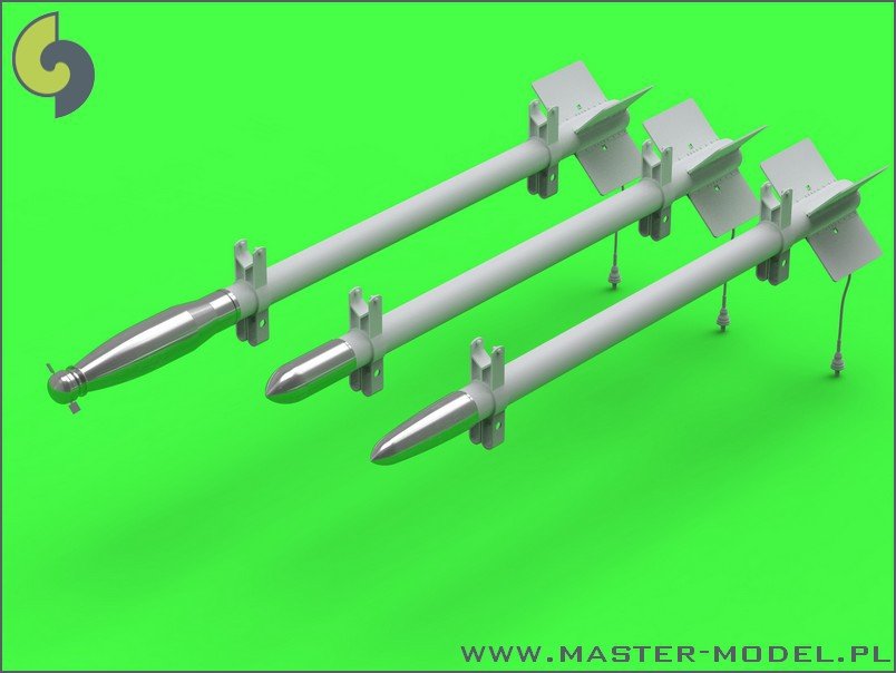Master AM-24-013 Additional types of warheads for British RP-3 Rocket (60LB F, 25LB SAP, 25LB AP) 1/24 – Bild 2