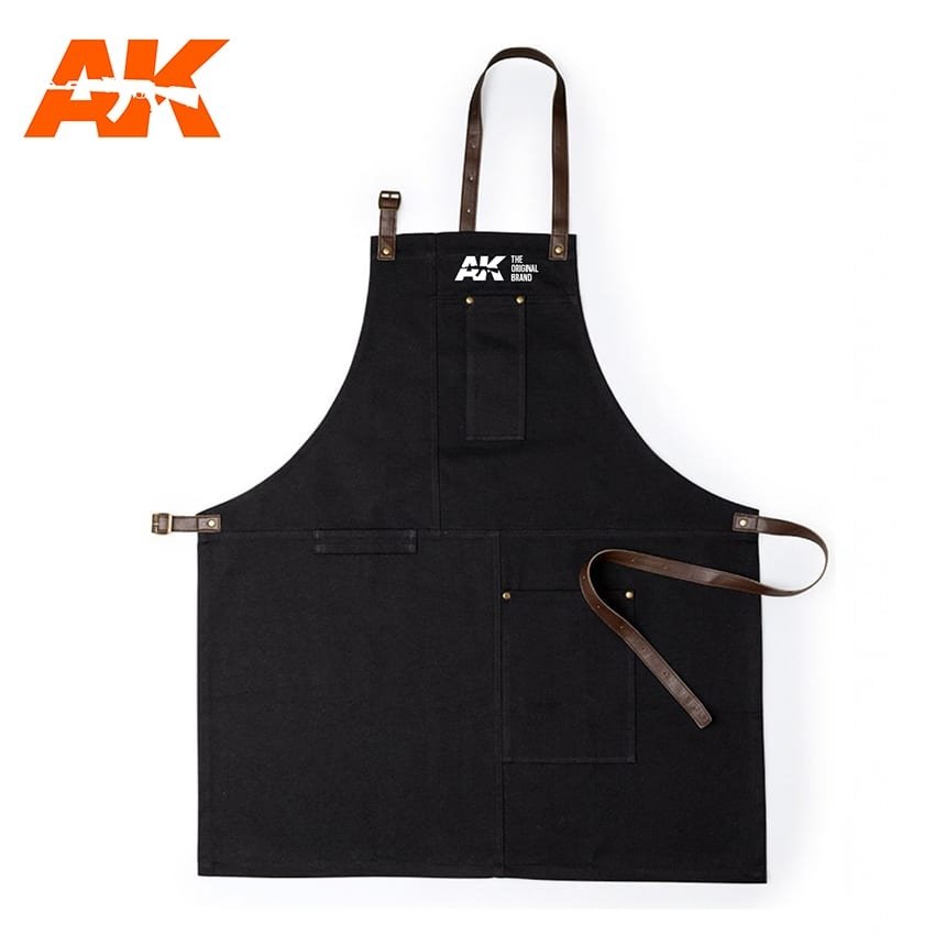 AK Interactive AK9200 OFFICIAL APRON BLACK