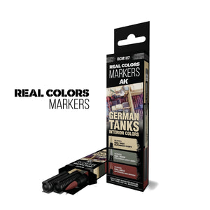 AK Interactive RCM107 GERMAN TANKS INTERIOR COLORS – RC MARKERS SET RCM014 RCM016 RCM019 – image 2