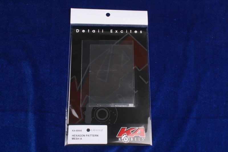KA Models KA-00005 HEXAGON PATTERN MESH A 0.43mm X 0.37mm