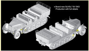Dragon 6794 Sd.Kfz.7 8t Type HL m 11 1943 Production (1/35) – immagine 2