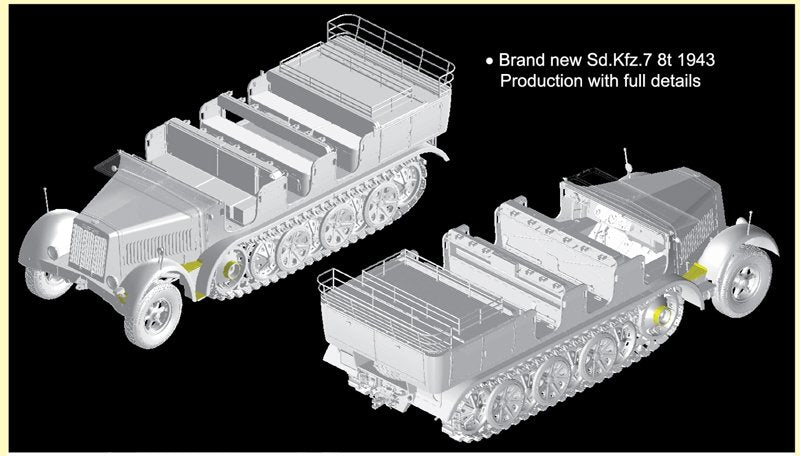 Dragon 6794 Sd.Kfz.7 8t Type HL m 11 1943 Production (1/35) – immagine 2