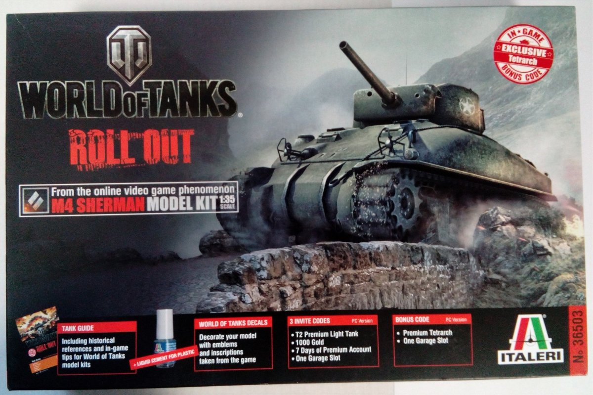 Italeri 36503 World of Tanks-M4 Sherman – obrázek 2