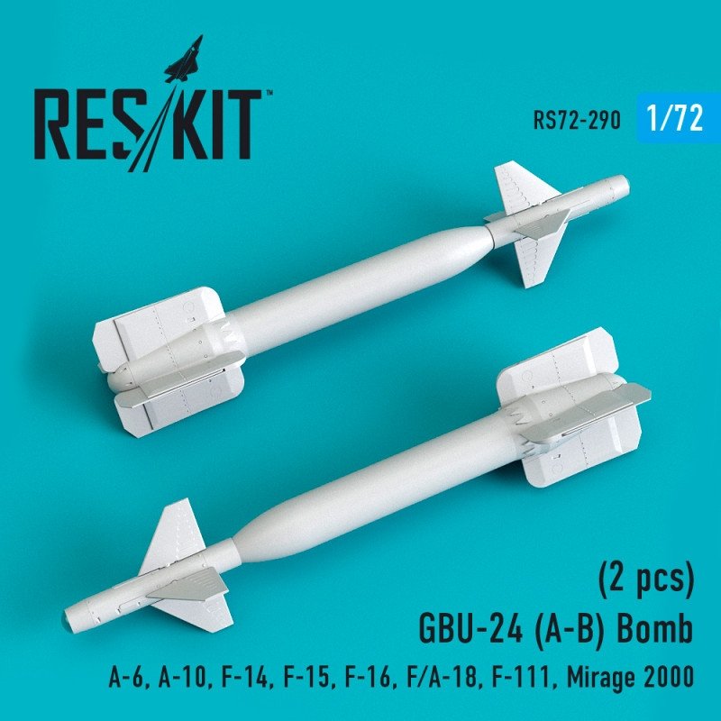 RESKIT RS72-0290 GBU-24 (AB) Bomb (2 pcs) 1/72