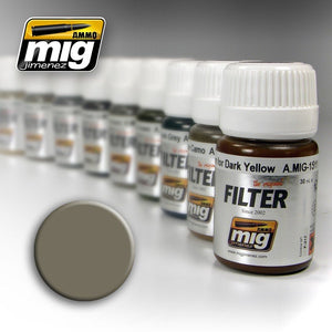 AMMO of Mig Jimenez 1505 GRAY FOR YELLOW SAND 35ml
