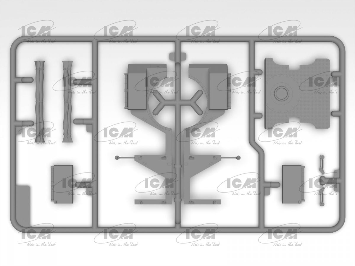 ICM 35584 le.gl.Einheits-Pkw Kfz.4 WWII German Light Anti-Aircraft Vehicle 1/35 – Bild 5