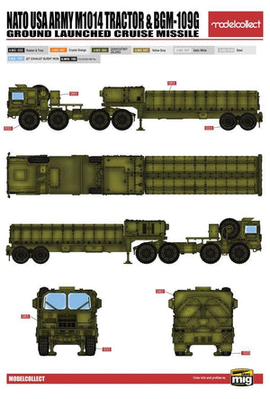 Modelcollect UA72096 NATO M1014 MAN Tractor &amp;amp; BGM-109G Ground Launched Cruise Missile (1/72) – imagen 4