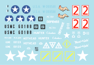 Star Decals 35-C1222 M3, M3A1, M3A1 Satan and M5A1 Stuart. US Marine Corps 1/35 – Bild 2