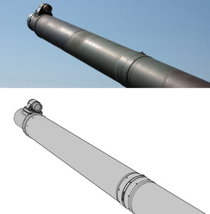 Master GM-35-060 K2 Black Panther - Hyundai WIA CN08 120mm 55cal gun barrel (for Academy model) 1/35 – obrázek 27