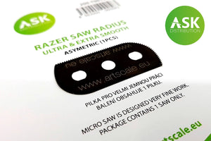 ASK T0015 Razor Saw Radius: ultra &amp;amp; extra smooth asymmetric (3 pcs) 65/105 teeth