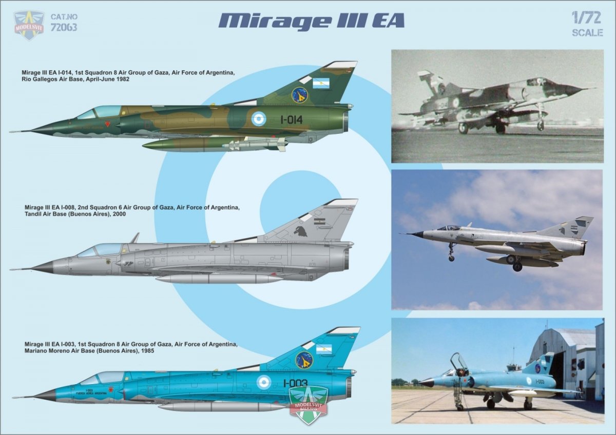 Modelsvit 72063 Mirage III EA/EBR 1/72 – Bild 2
