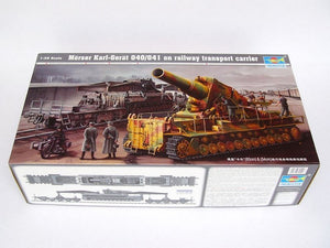 Trumpeter 00209 Morser Karl-Gerat 040/041 on railway transport carrier 1/35 – obrázek 2