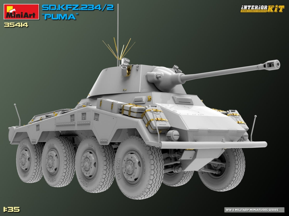 MiniArt 35414 Sd.Kfz. 234/2 PUMA. INTERIOR KIT 1/35 – image 10