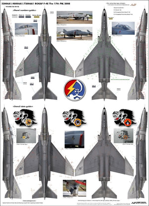 HobbyDecal AL48006V1 ROKAF F-4E The 17th FW, 2008 1/48 – Bild 2