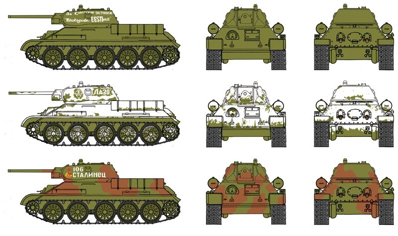 Italeri 7523 T34/76 m42 FAST ASSEMBLY 1/72 – image 2