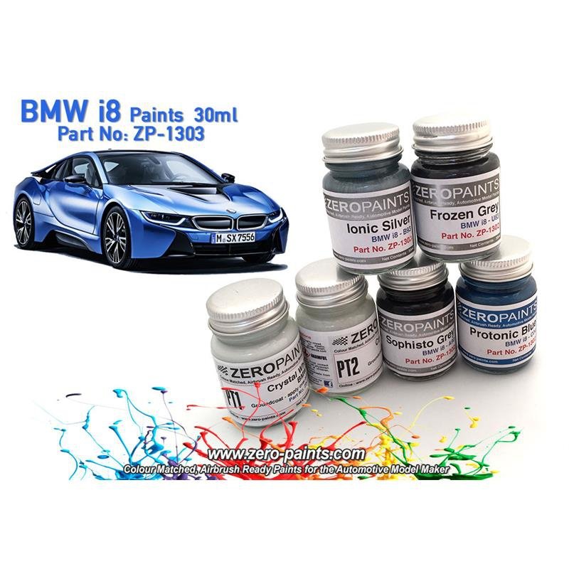 Zero Paints ZP-1303-FR-GR BMW i8 Frozen Gray Metallic 30ml