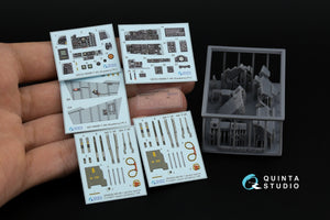 Quinta Studio QD+48486 F-4N Phantom II 3D-Printed &amp;amp; colored Interior on decal paper (Academy) (with 3D-printed resin parts) 1/48 – immagine 2