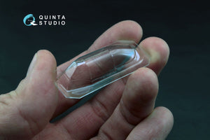 Quinta Studio QC48004-S Yak-1B vacuformed clear canopy 1 pcs (for Modelsvit kit) 1/48 – image 3