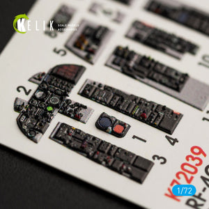 KELIK K72039 RF-4C &amp;quot;PHANTOM II&amp;quot; INTERIOR 3D DECALS FOR HASEGAWA KIT 1/72 – obrázek 4