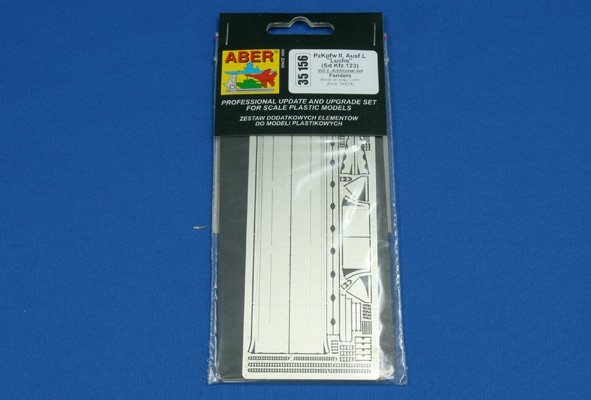 Aber 35156 Fenders for Luchs Sd.Kfz 123 tank part 2 (TASCA) (1/35) – obrázek 3