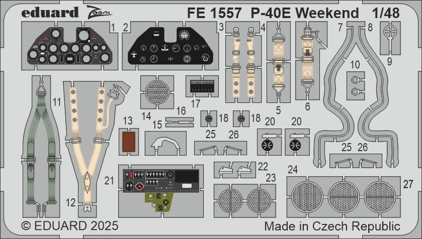 Eduard FE1557 P-40E Weekend EDUARD 1/48
