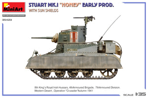MiniArt 35423 Stuart Mk.I “Honey” Early Production w/Sun Shields 1/35 – image 8