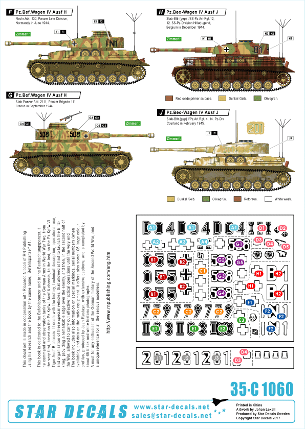Star Decals 35-C1060 Befehlspanzer #4 1/35 – image 2