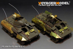 Voyager Model PE35679 WWII US M8 light armored car basic(B ver include Gun barrel）(For TAMIYA 35228) 1/35 – imagen 5
