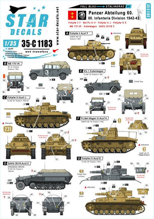 Star Decals 35-C1183 Fall Blau and Stalingrad #1 1/35