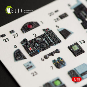 KELIK K48027 F-4B INTERIOR 3D DECALS FOR TAMIYA KIT 1/48 – image 7