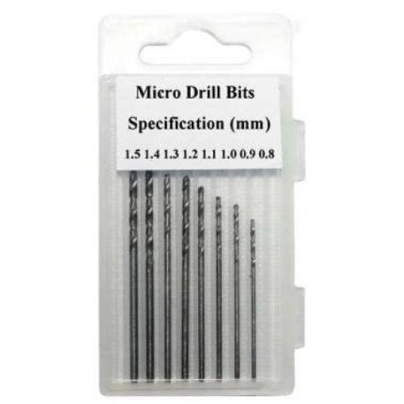 Fine-Art FA-522 Modeling Drill Bit Set 0.8 - 1.5mm