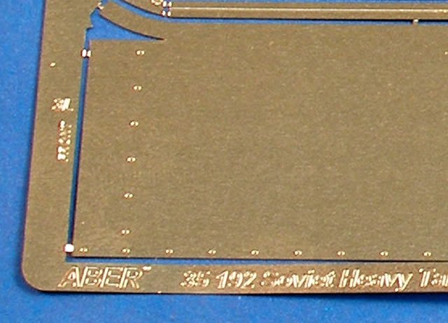 Aber 35192 Russian heavy tank KV-1, KV-2 - vol. 2 - additional set - fenders, early model 1/35 – image 2