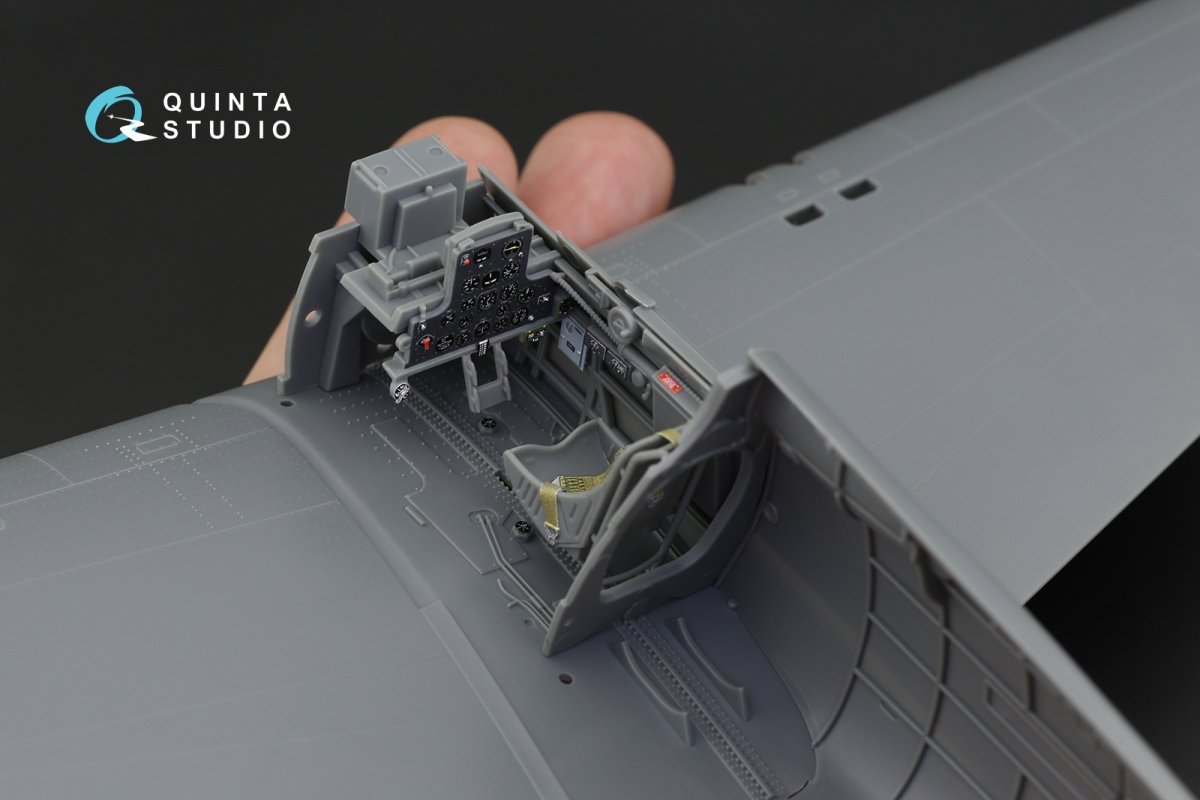 Quinta Studio QD32132 P-40B 3D-Printed &amp;amp; colored Interior on decal paper (GWH) 1/32 – obrázek 8
