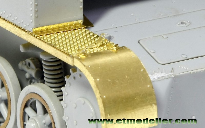 Garde-boue ET Model EA35-001 pour char allemand Pz.Kpfw.I Ausf.B de la Seconde Guerre mondiale, compatible avec la maquette DRAGON au 1/35