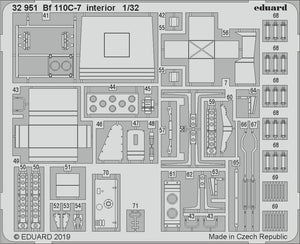 Eduard 32951 Bf 110C-7 interior REVELL 1/32 – Bild 2