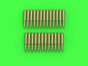 Master GM-35-023 M1919 Browning .30 caliber (7.62mm) - cartridges (25 pieces) 1/35 – imagen 3